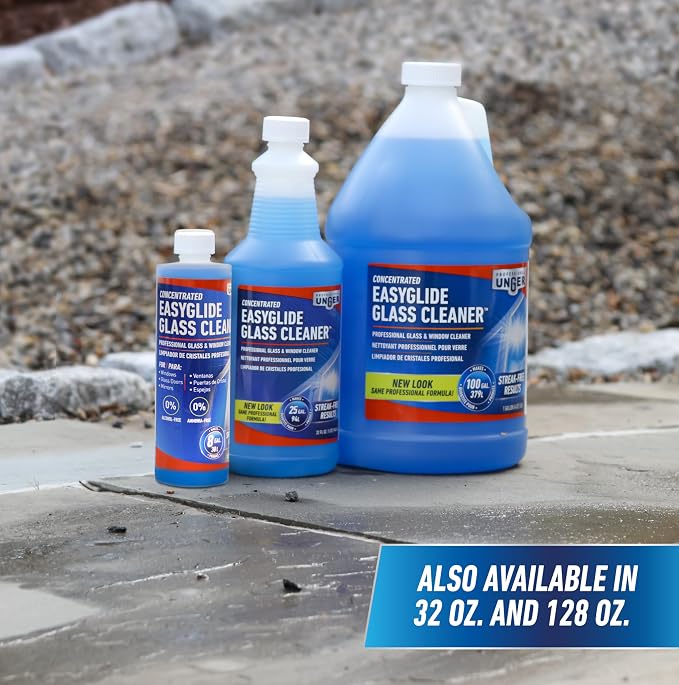 Unger Professional Streak-Free EasyGlide Glass Cleaner Concentrate, 1 Gallon - Image 6