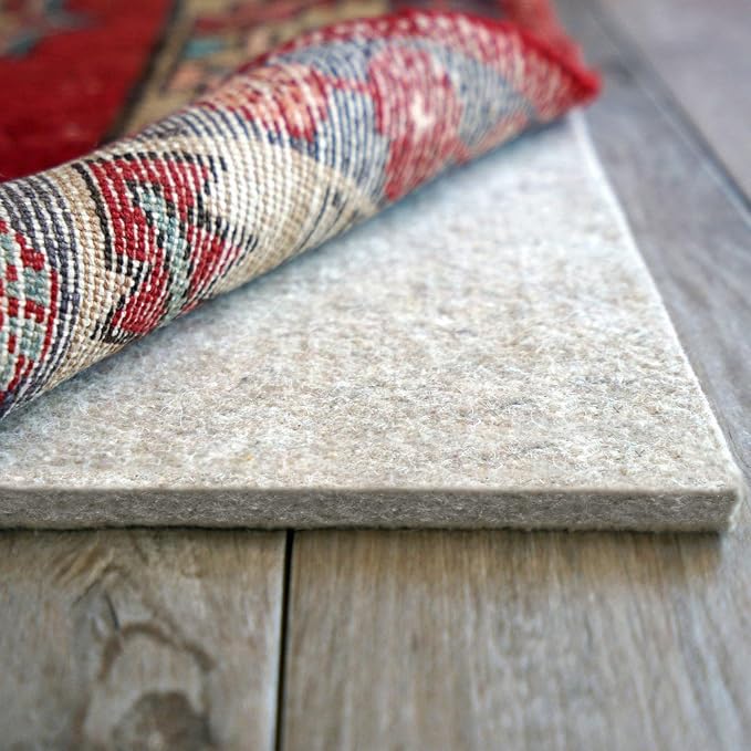 RUGPADUSA - Eco-Plush - 7'x10' - 3/8" Thick - 100% Felt - Extra Cushioned Rug by RugPadUSA