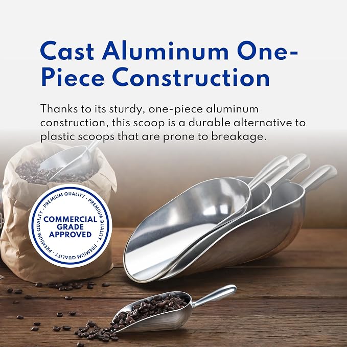 New Star 34585 Cast Aluminum Utility Scoop - Image 6