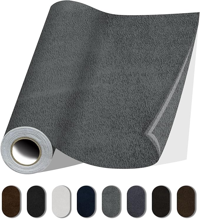 Fabric Repair Patches, 17X79 Inch Self-Adhesive Suede Patches Tape Durable by Lifeshoon