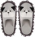 Cartoon Dog Mop Slippers Microfiber Clean Dusting Slippers Detachable Mopping by frjjthchy
