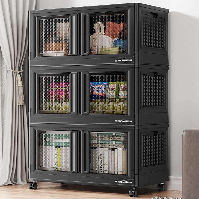 BROVIEW 300Qt Stackable Storage Bins by BROVIEW-EnjoytheArtofLife