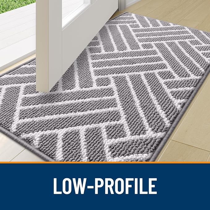 OLANLY Large Indoor Door Mat, 59x35 Inch, Dirt Resistant and Absorbent - Image 4