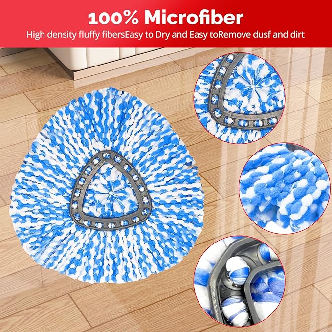 Spin Mop Head, Handle Replacement - Image 4