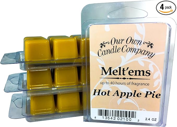 Our Own Candle Company Premium Wax Melt, Apple Pie, 6 Cubes, 2.4 oz by OurOwnCandleCompanycandles
