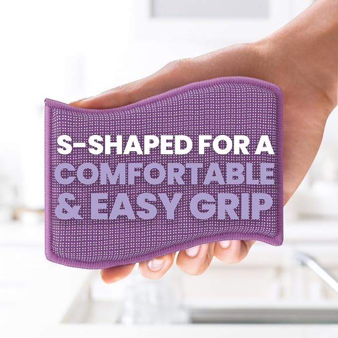 Scotch-Brite Stay Clean Scrubber Pads, Non-Scratch Dish Sponges - Image 2