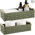 OIAHOMY Toilet Paper Baskets Handmade Paper Rope Decorative Wicker Storage Tank by MasterofSpaceOptimization