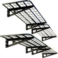 4-Pack 2x4ft Garage Wall Shelving, 4 Shelf Total 16 ft Garage Shelving Wall by ZoffyFabrizio