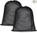 OTraki 20x24 inch Mesh Laundry Bags 2 Pack Fine Mesh Heavy Duty Drawstring Bag by OTraki