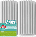 Damp Dusting Sponge Duster, 2 Pack Grey Dust Cleaning Sponge, Reusable by MrScrubCleaninghelpers