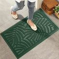 Front Door Mat, Absorbent Resist Dirt Welcome Door Mat Indoor Outdoor, by HIYARD