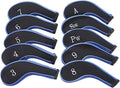 Sword &Shield sports Neoprene Zipper Golf Club Iron Head Covers Iron Covers by Unknown