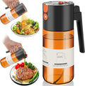 Upgrade 2 in 1 Oil Sprayer for Cooking, 17oz Light-Blocking Glass Olive Oil by OURCABECUE
