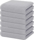 Homaxy 100% Cotton Waffle Weave Kitchen Dish Towels, Ultra Soft Absorbent Quick by Homaxy
