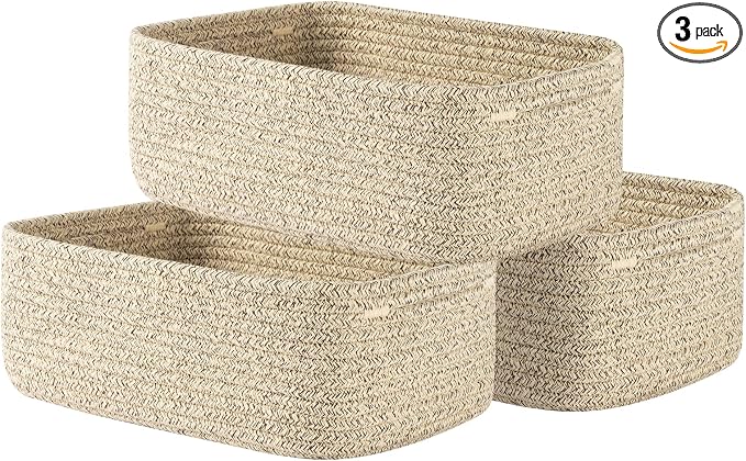 Small Woven Basket, Storage Basket by KALLAX