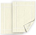 Pearl Linens Pack of 2 100% Cotton Bathmat 20x30 inches, Soft & Absorbent Quick by PearlLinens