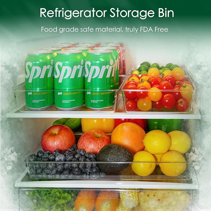 Criusia Drawer Organizer Set, Acrylic Non Slip Non Cracking Kitchen Drawer - Image 6
