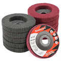 10Pcs 320 & 600 Grit Scour Flap Disc 4 1/2 Inch Angle Grinder Attachment by NuoDunco