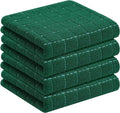 Homaxy 100% Cotton Terry Kitchen Towels, Checkered Designed, Soft and Super by Homaxy