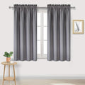 DWCN Grey Blackout Curtains for Bedroom –Rod Pocket Thermal Insulated Room by DWCN