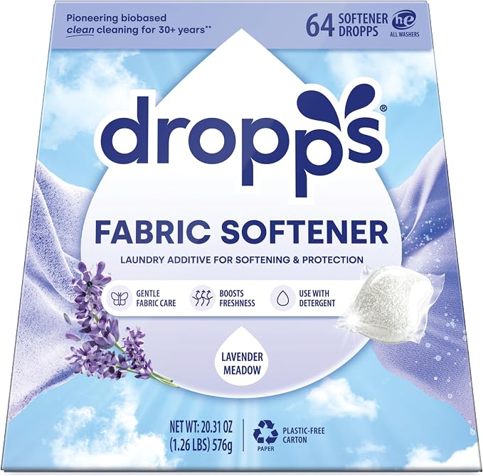 Dropps Laundry Fabric Softener Pods, Lavender Meadow by Dropps
