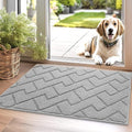 hicorfe Indoor Doormat, Front Back Door Mat TPR Backing Non Slip Mats 20"x31.5" by Hicorfe