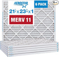 Aerostar 21 1/2x23 5/16x1 MERV 11 Pleated Air Filter, AC Furnace Air Filter by AirFiltersDelivered