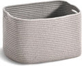 Woven Cotton Rope Storage Basket by ICERZCZ
