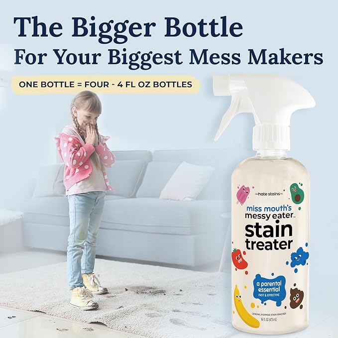 Miss Mouth's Messy Eater Stain Treater Spray - 16oz Stain Remover - Newborn & - Image 2