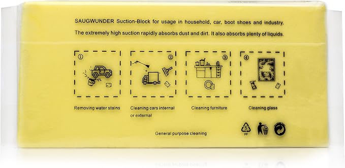 Cleaning Sponge Super Absorbent Water Durable ^~ You Know 17.5×7.5×3.5 cm Use - Image 3