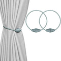 2 PCS Magnetic Curtain Tiebacks, European Style Convenient Drape Tie Backs by YUNTUOO