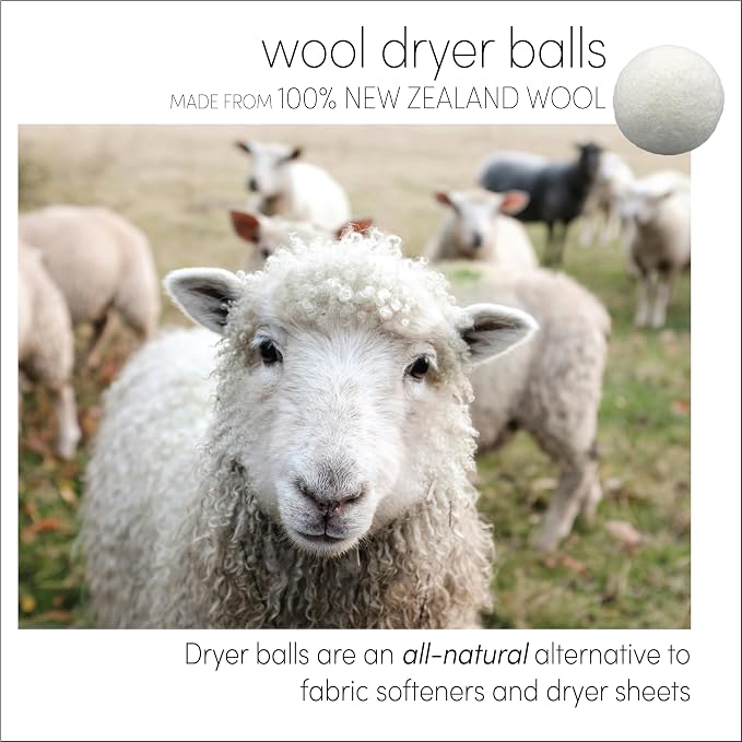 Three by Three Seattle Felt·Like·it!™ Wool Dryer Balls + Storage Bin: Reduce - Image 2