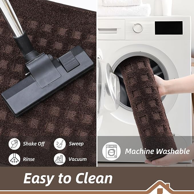 BEQHAUSE Waffle Door Mats Indoor 20"x32", Dog Mat - Image 6