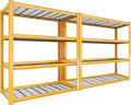REIBII 40" W Garage Shelving 2240 LBS Storage Shelves Adjustable Heavy Duty by REIBII
