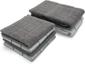 100% Cotton Terry Dish Cloth & Dish Towel, 6 Pack, Super Soft and Absorbent by Ecotribe