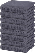 Homaxy 100% Cotton Waffle Weave Kitchen Dish Towels, Ultra Soft Absorbent Quick by Homaxy