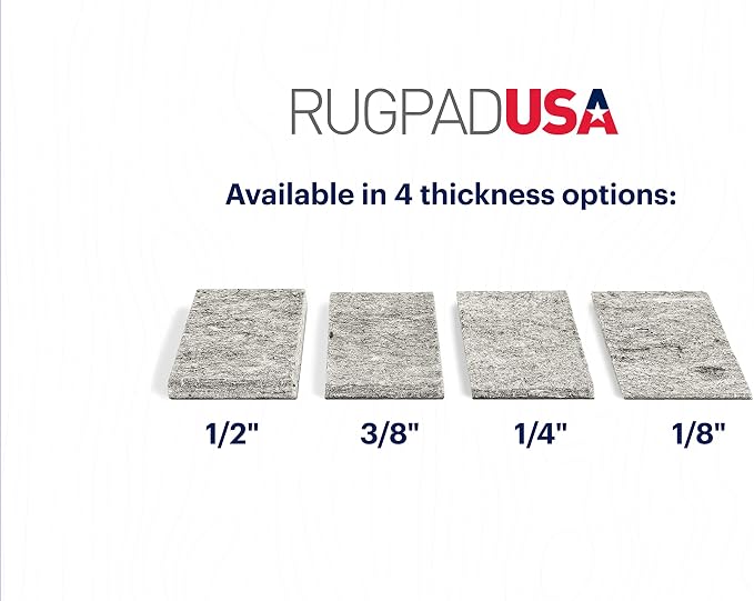 RUGPADUSA - Dual Surface - 9' Round - 3/8" Thick - Felt + Rubber - Enhanced - Image 9