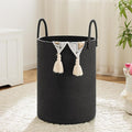 Laundry Basket, Woven Cotton Rope Laundry Hamper, 80L by Artfeel