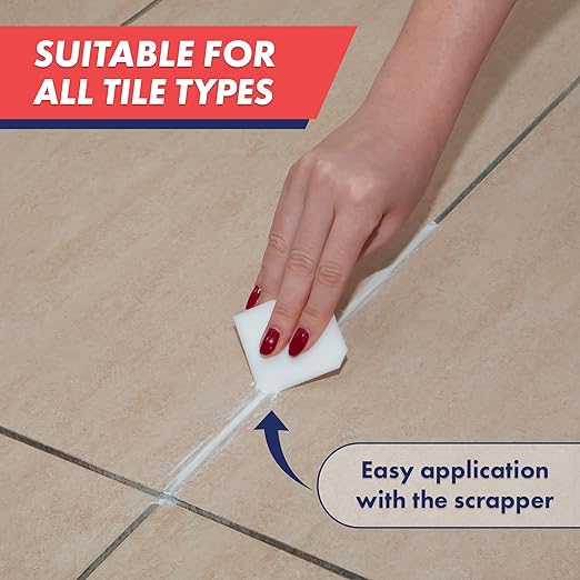 Tile Grout, Repair Kit, 2 Pack Grout Filler, Restore & Renew Tile Joints Line - Image 5