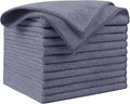 AIDEA Microfiber Cleaning Cloth Grey 10PK, Micro Fiber Cloth by AIDEAHOME