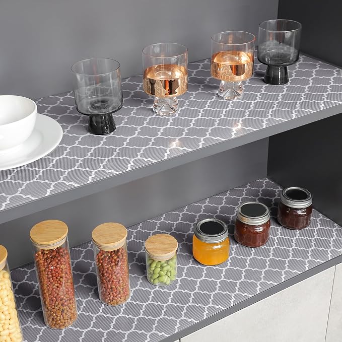 Glotoch Shelf Liners for Kitchen Cabinets 17.5x360 Inch Non Adhesive Drawer - Image 4
