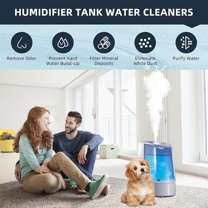 AMI PARTS Humidifier Tank Cleaner Adorable Submarine Purifie Water Soften Hard - Image 5