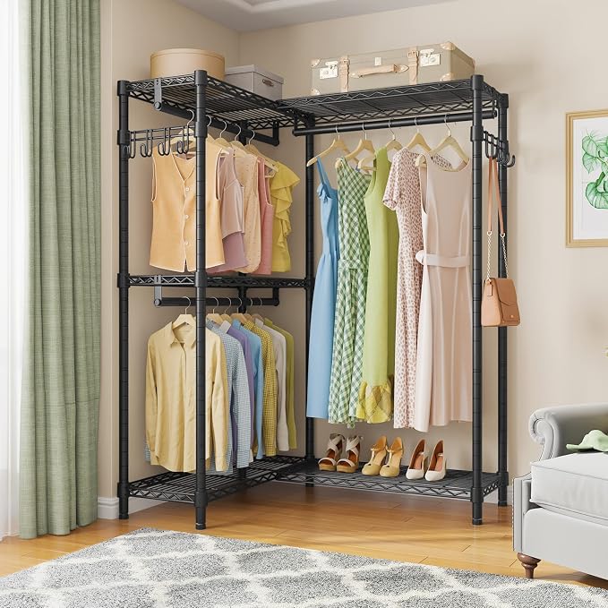 VIPEK L4 Garment Rack L Shaped Clothes Rack - Image 2