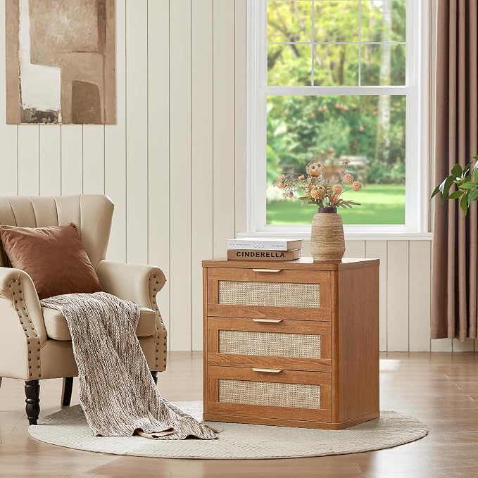 LEYAOYAO Rattan Night Stand - Image 4