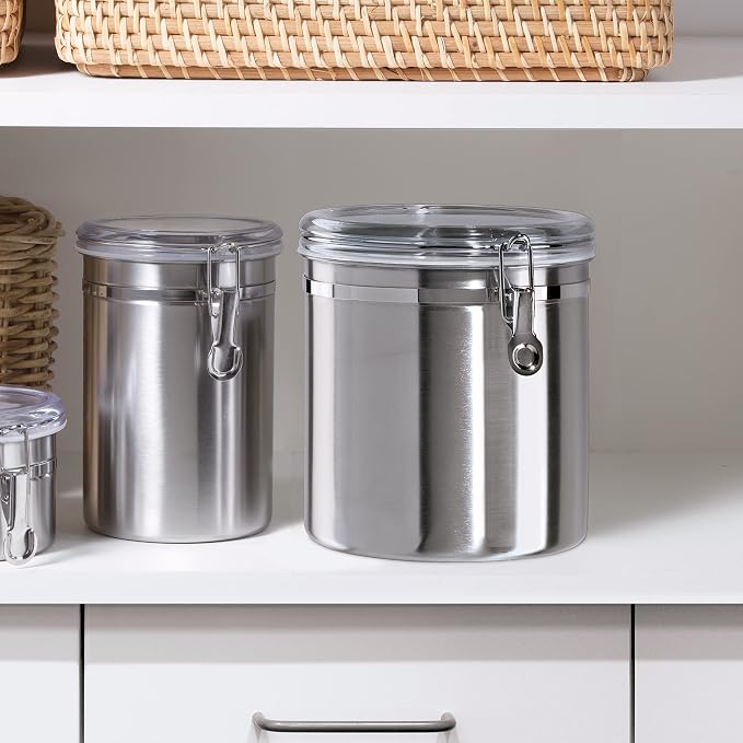 OGGI Stainless Steel Kitchen Canister 52 fl oz - Image 6