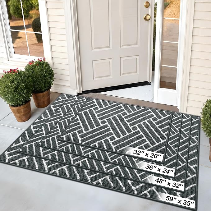 OLANLY Large Indoor Door Mat, 59x35 Inch, Dirt Resistant and Absorbent - Image 7