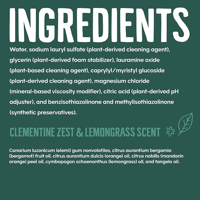 Seventh Generation Dish Liquid Soap Clementine Zest Lemongrass Pack of 6 - Image 15