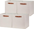 HNZIGE Large Storage Baskets Set of 4 Collapsible Storage Baskets, 13x13 by HNZIGE