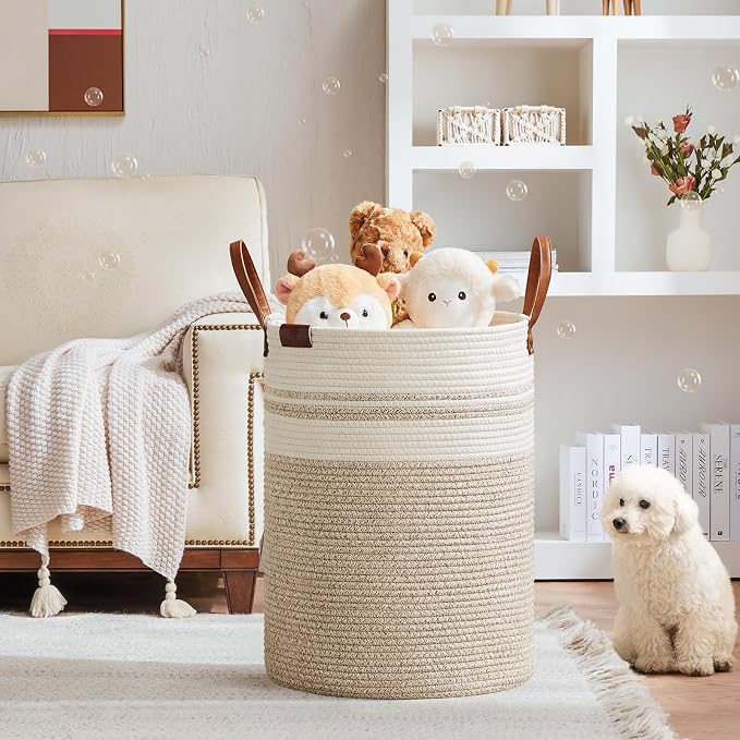 VIPOSCO Tall Laundry Basket, Large Dirty Clothes Hamper - Image 2