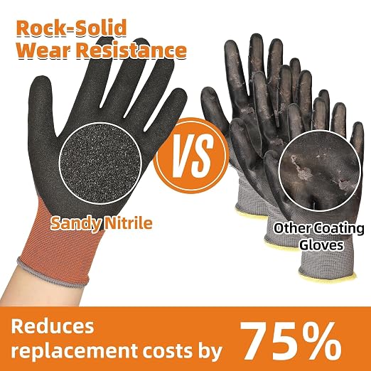 Schwer 12 Pairs Safety Work Gloves - Image 3
